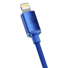 USB Cable Baseus 'Crystal Shine' blue 'Type-C / Lightning' 200cm (up to 20W) USB Cable Baseus 'Crystal Shine' blue 'Type-C / Lightning' 200cm (up to 20W)