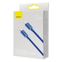 USB Kabelis Baseus 'Crystal Shine' mėlynas 'Type-C / Lightning' 200cm (iki 20W) USB Kabelis Baseus 'Crystal Shine' mėlynas 'Type-C / Lightning' 200cm (iki 20W)