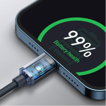 USB Cable Baseus 'Crystal Shine' blue 'Type-C / Lightning' 200cm (up to 20W) USB Cable Baseus 'Crystal Shine' blue 'Type-C / Lightning' 200cm (up to 20W)