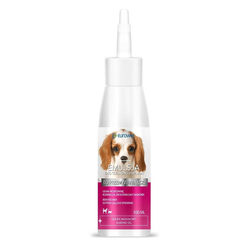 EUROWET ear cleansing emulsion for dogs and cats - 100 ml
