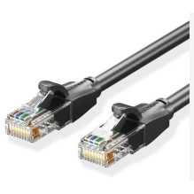 Komutacinis kabelis CAT.6 UTP / 8M juodas IBEBK VENTION