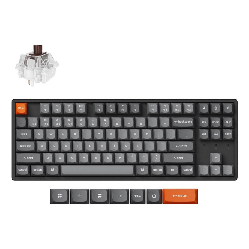 KEYBOARD WRL K8 MAX RGB / BLACK K8M-J3 KEYCHRON