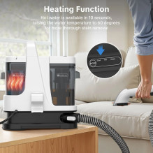 Lubluelu V9 Upholstery Carpet Cleaner White