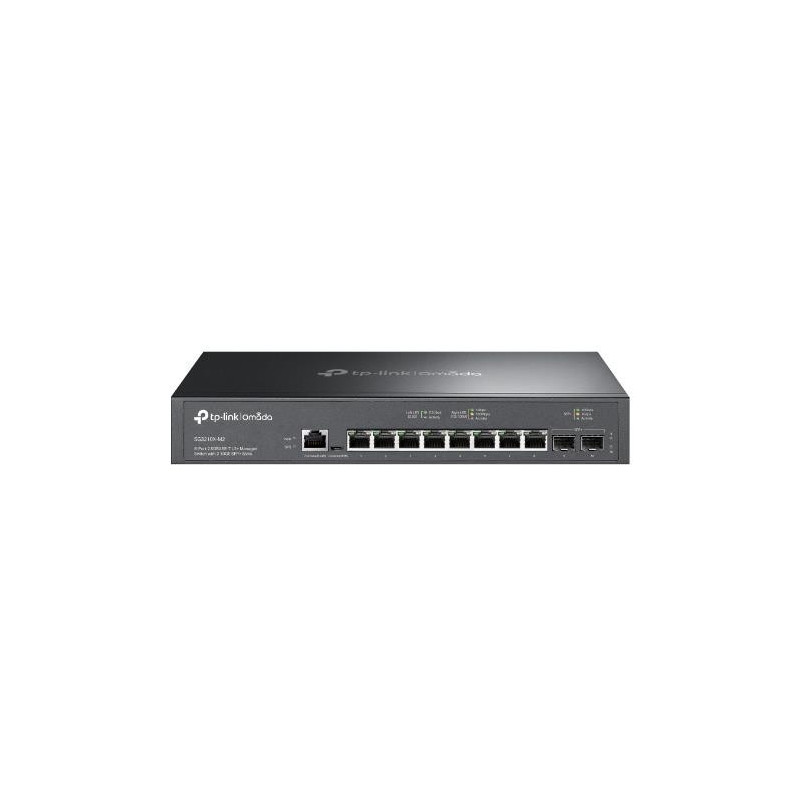 Jungiklis, TP-LINK, Omada, SG3210X-M2, tipas L2+, stalinis kompiuteris / stovas, stovas, 8x2,5GbE, 2xSFP+, 1x konsolė, 1