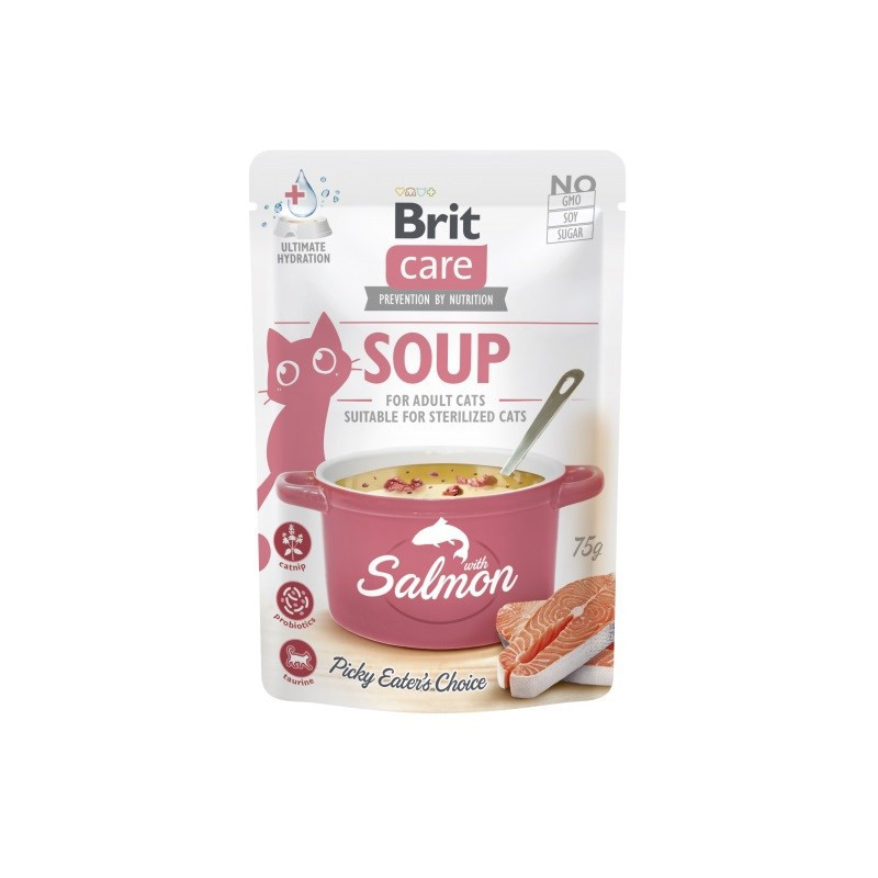 Cat Treat - BRIT Care Soup Salmon 75g