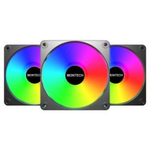 Dzesētājs Montech GF120R V2 ARGB Black Reverse blade 3 pack