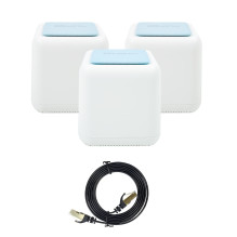 PNI GB1200 Gigabit Wi-Fi Mesh System Package and 1bc S / STP CAT7 flat network cable PNI U7015B 1.5m PNI GB1200 Gigabit Wi-Fi Mesh System Package and 1bc S / STP CAT7 flat network cable PNI U7015B 1.5m