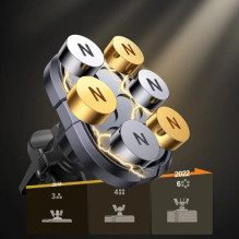 Automobilinis laikiklis Joyroom 'JR-ZS311' pilkas (magnetinis / grotelėms) Automobilinis laikiklis Joyroom 'JR-ZS311' pilkas (magnetinis / grotelėms)