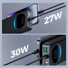 External battery Joyroom 'JR-PBF02' black 20000mAh (30W) + Type-C cable External battery Joyroom 'JR-PBF02' black 20000mAh (30W) + Type-C cable