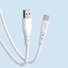 USB Cable Dudao 'TGL3L' white 'Type-C' 100cm (up to 6A) USB Cable Dudao 'TGL3L' white 'Type-C' 100cm (up to 6A)
