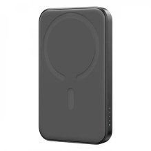 External battery Joyroom 'JR-W020 Mini' black 5000mAh 20W (Wireless Charge) + Type-C / Type-C cable