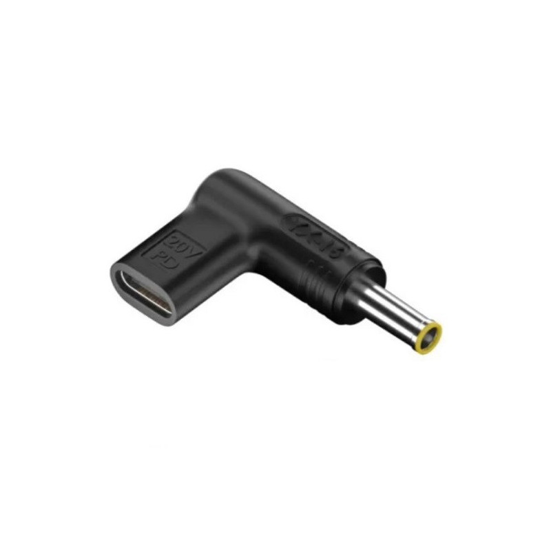 Adapteris - USB Type-C į DC 5.5x3.0 mm 100W Juodas