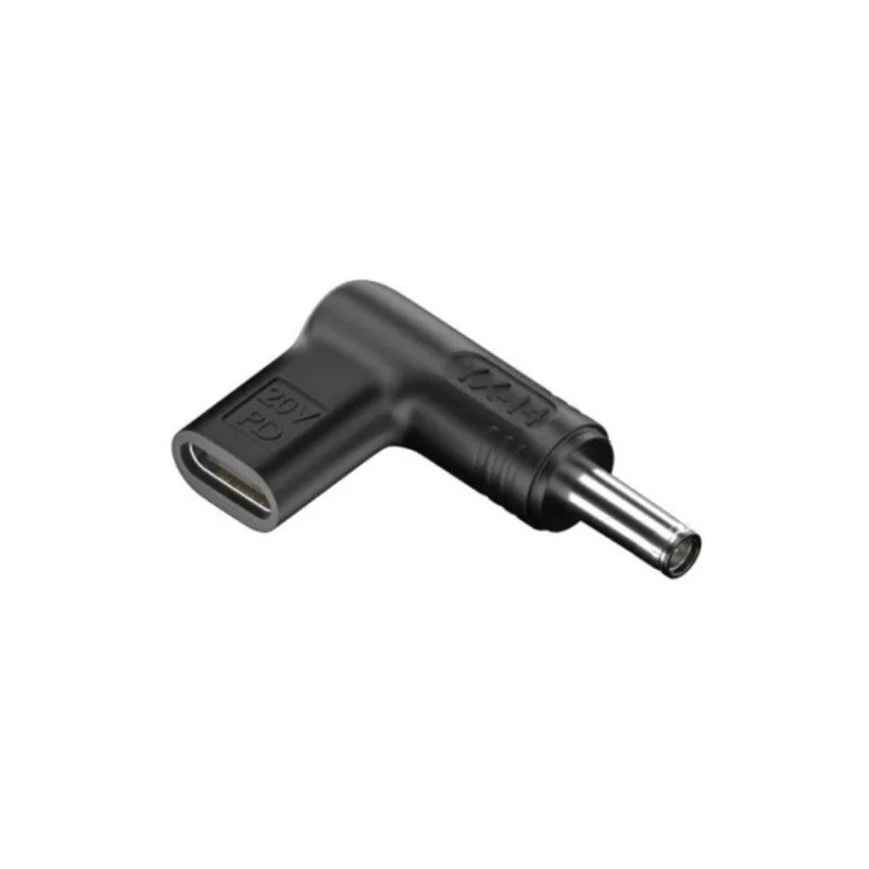 Adapteris USB Type-C į DC 6.5x4.4 mm 100W Juodas