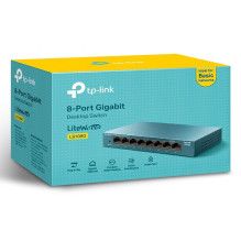 Perjungiklis - TP-Link 8-Port Gigabit Network Perjungiklis (TL-SG1008D, 10 / 100 / 1000Mbps)