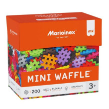 Constructor - Marioinex Mini Waffle Building Blocks (200 pieces, 2 figures, colored) Constructor - Marioinex Mini Waffle Building Blocks (200 pieces, 2 figures, colored)