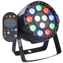 Stage lighting - LIGHT4ME P12 LED PAR RGBW 50W DMX remote control Stage lighting - LIGHT4ME P12 LED PAR RGBW 50W DMX remote control