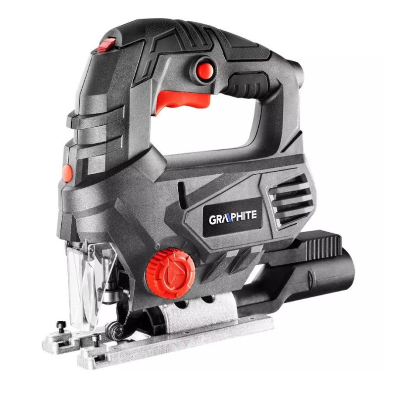 Įrankis - GRAPHITE Pjūklas 800W 3100 SPM Nešiojimo Dėklas