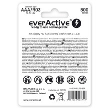 Battery - everActive Ni-MH R03 AAA 800 mAh Silver Line 2 pcs Battery - everActive Ni-MH R03 AAA 800 mAh Silver Line 2 pcs