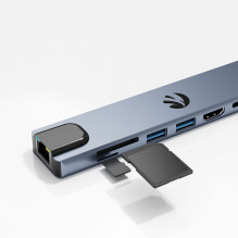 Hawk HW-HUB801 8in1 Adapter USB-C