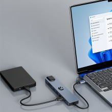 Hawk HW-HUB801 8in1 Adapter USB-C