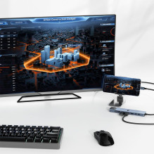Hawk HW-HUB801 8in1 adapteris USB-C