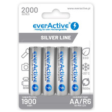 Baterija - everActive Ni-MH R6 AA 2000 mAh Silver Line 1.2V Baterija - everActive Ni-MH R6 AA 2000 mAh Silver Line 1.2V