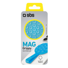SBS MAG Grippy MagSafe suderinamas laikiklis su siurbtuku ir ausine – mėlynas SBS MAG Grippy MagSafe suderinamas laikiklis su siurbtuku ir ausine – mėlynas