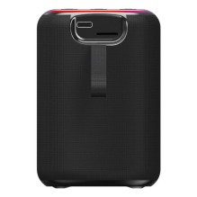 Nešiojamas garsiakalbis, GEMBIRD, juodas, belaidis, Bluetooth, SPK-BT-LED-08S