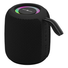 Nešiojamas garsiakalbis, GEMBIRD, juodas, nešiojamas / belaidis, Bluetooth, SPK-BT-LED-05-BK