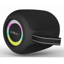 Portable Speaker, GEMBIRD, Black, Portable / Wireless, Bluetooth, SPK-BT-LED-05-BK