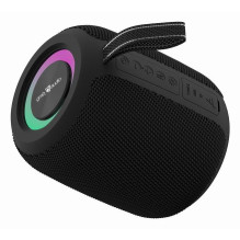 Nešiojamas garsiakalbis, GEMBIRD, juodas, nešiojamas / belaidis, Bluetooth, SPK-BT-LED-05-BK