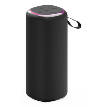 Nešiojamas garsiakalbis, GEMBIRD, juodas, belaidis, Bluetooth, SPK-BT-LED-08L