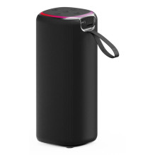 Portable Speaker, GEMBIRD, Black, Wireless, Bluetooth, SPK-BT-LED-08L