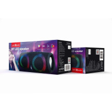 Portable Speaker, GEMBIRD, Black, Portable / Wireless, 1xAudio-In, 1xUSB 2.0, 1xMicroSD Card Slot, Bluetooth, SPK-BT-LED Portable Speaker, GEMBIRD, Black, Portable / Wireless, 1xAudio-In, 1xUSB 2.0, 1xMicroSD Card Slot, Bluetooth, SPK-BT-LED