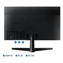 LCD Monitor, SAMSUNG, 24 ", 1920 x 1080 pixels, Full HD, Native aspect ratio 16:9, LCD, Flat, LS24F330EAUXEN