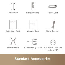 Televizorius, DREAME, 55", 4K Ultra HD, 3840 x 2160 pikselių, plokščias, 16:9, QLED, 55Q100