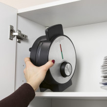 ProfiCook PC-WA 1314 5 waffle(s) 1200 W Black, Stainless steel