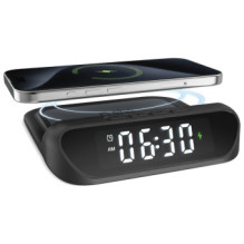Pulkstenis un lādētājs SBS Wireless Charge Qi 15W Black