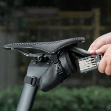 Rockbros DB006 Bicycle Saddle Bag 0.2L - Black and Green