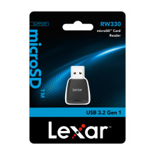 „Lexar RW330U“ USB 3.2 „micro SD“, UHS-I atminties kortelių skaitytuvas