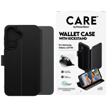 CARE by PanzerGlass Feature Wallet Kickstand Case for Samsung Galaxy A37 - Black