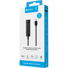 Sandberg 136-73 Headset USB-C Controller 1.5m Sandberg 136-73 Headset USB-C Controller 1.5m