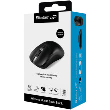 Sandberg 331-04 Wireless Mouse Saver Black, Left+Right, USB-A dongle