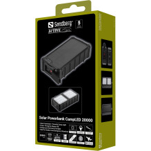 Sandberg 421-24 Solar Powerbank CampLED 20000 Sandberg 421-24 Solar Powerbank CampLED 20000