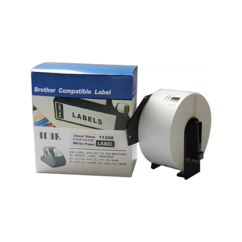 Analogue labels Brother DK-11208 (38mm x 90mm)