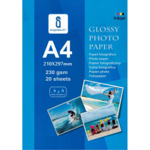 AIGOSTAR Glossy Photo Paper 20 sheets, 180g., A4