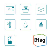 OEM juostelė BROTHER BTAG-T31, 12mm Juoda ant Oranžinės