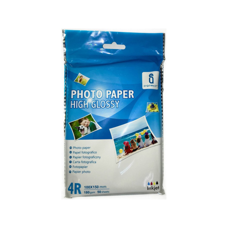 AIGOSTAR Blizgus Fotopopierius 50 lapų, 180g., A6