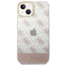 Guess GUHCP14MHG4MHP iPhone 14 Plus 6.7 "pink / pink hardcase 4G Pattern Script