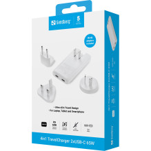 Sandberg 441-68 4in1 TravelCharger 2xUSB-C 65W
